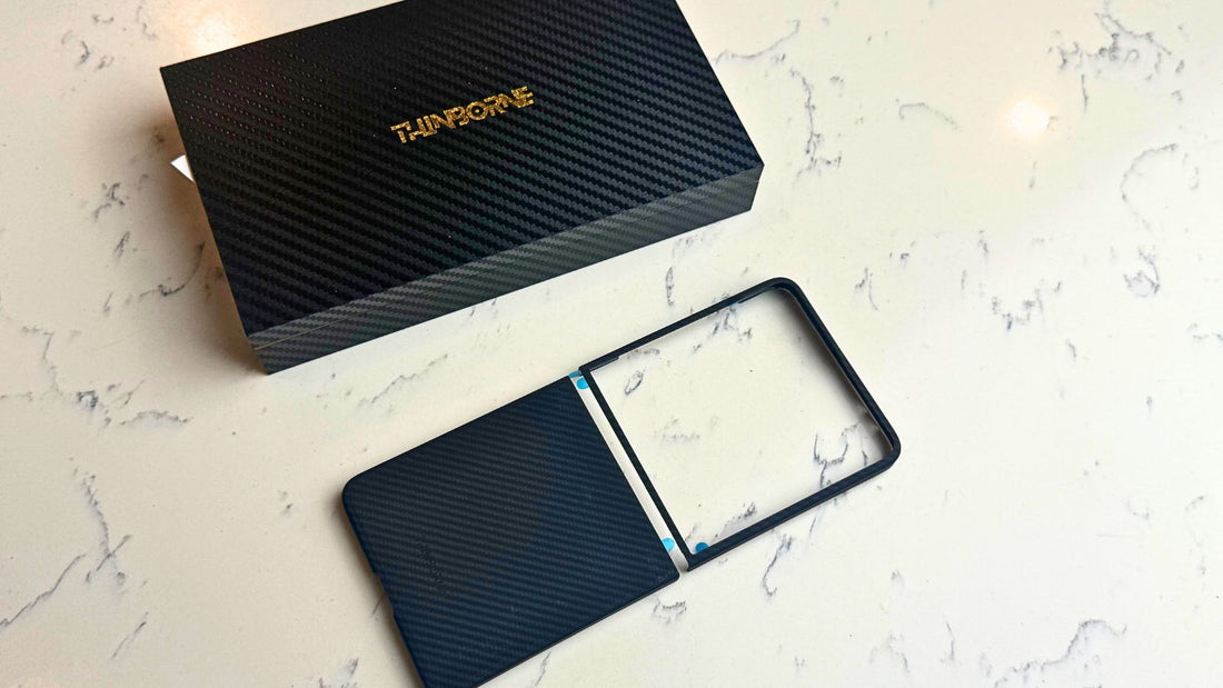 galaxy z flip 7 case laying on the surface