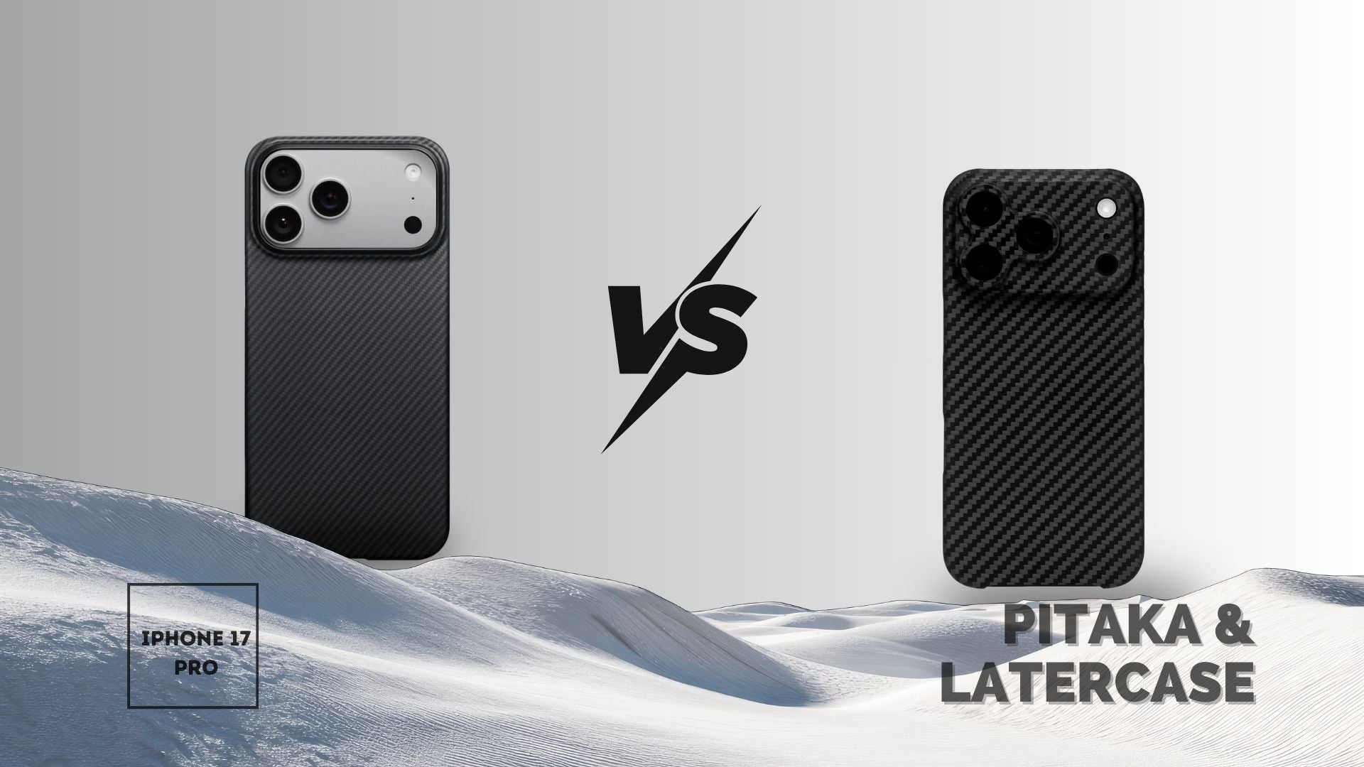 PITAKA iPhone 17 Ultra-Slim Case 600D 黒 Pitaka UltraGuard case iPhone 17 Pro – amble & strut