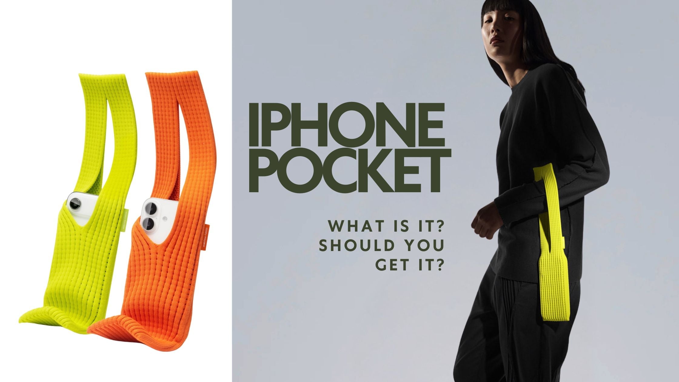 Apple's iphone pocket model banner photo