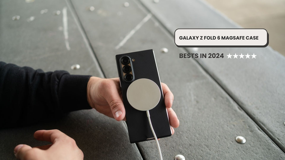 Best Samsung Galaxy Z Fold 6 MagSafe Cases chrome background