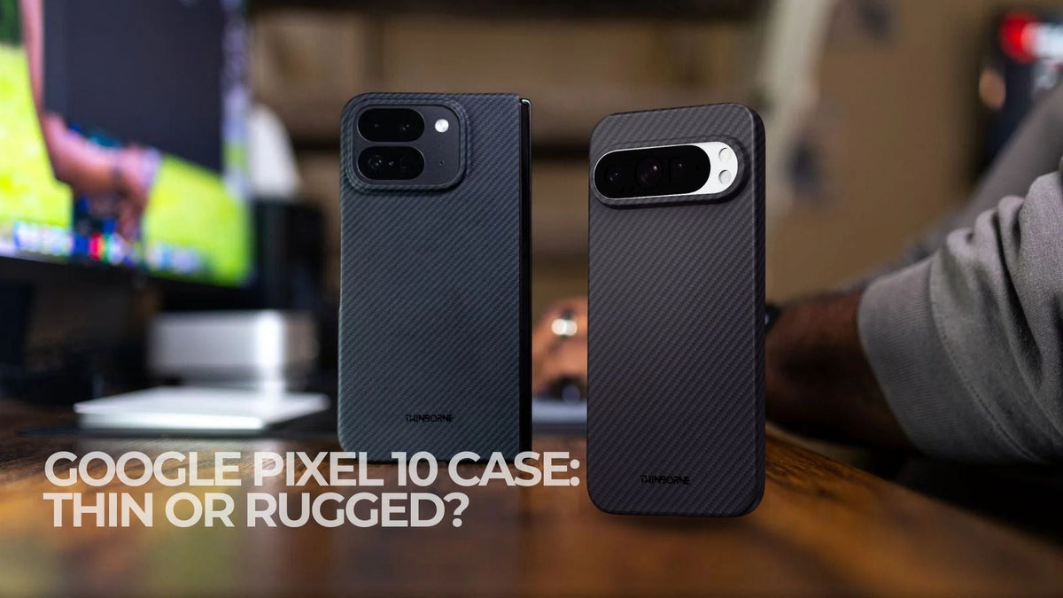 cover photo about choosing between thin or rugged case for the Google Pixel 10 series