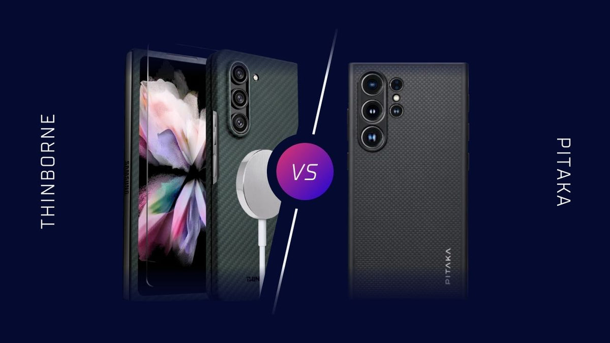 Thinborne Galaxy Z Fold 6 Aramid Case vs Pitaka