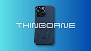 showing a iphone 15 pro max case with carbon fiber textures