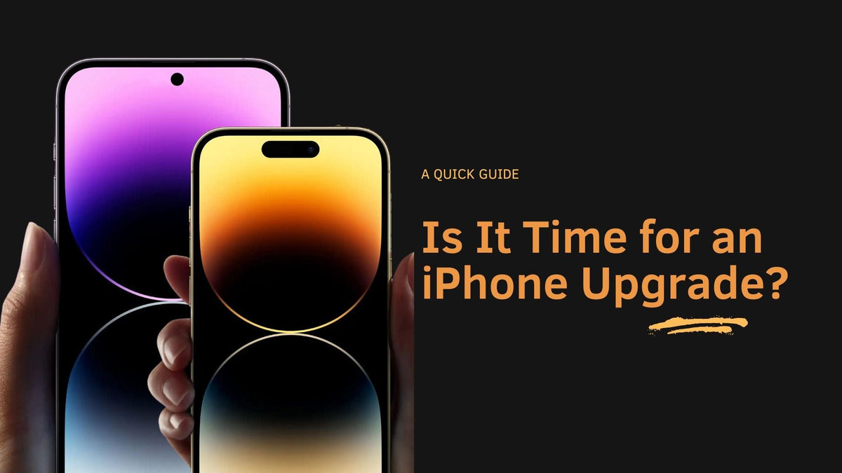 Is it time for an iPhone upgrade plain dark background