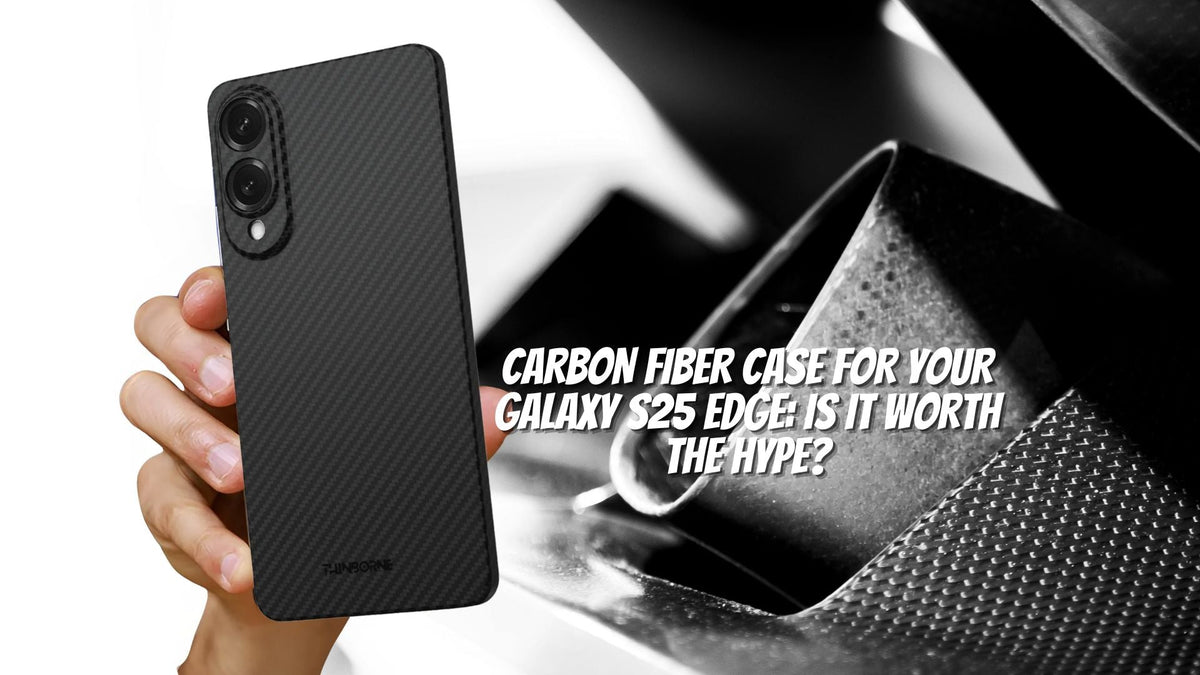 is the carbon fiber galaxy s25 edge case worth it? banner photo