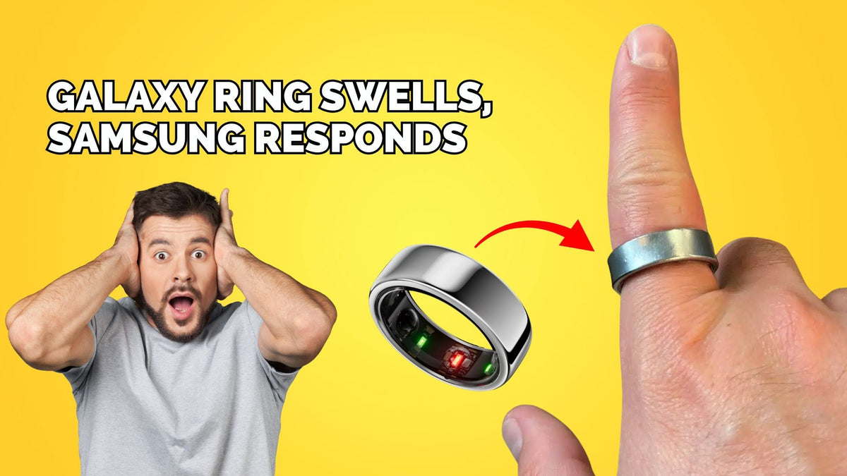 Man shocked as Galaxy Ring swells on finger, Samsung responds.