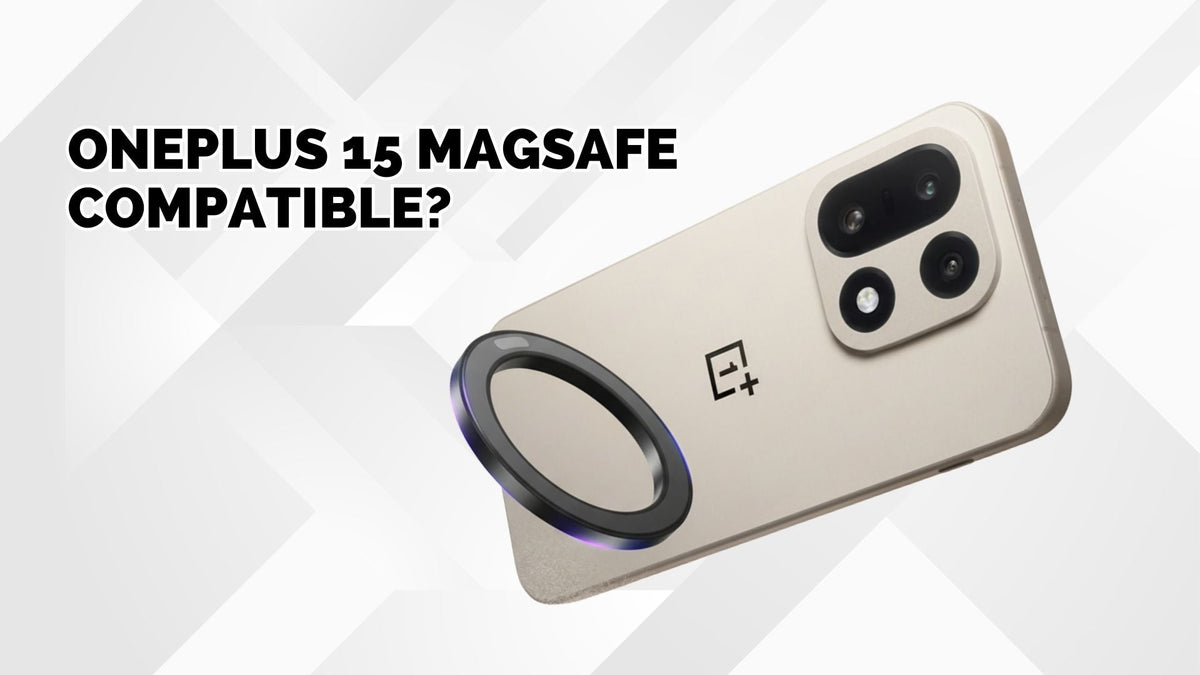 OnePlus 15 MagSafe concept image showing a magnetic ring hovering above the phone