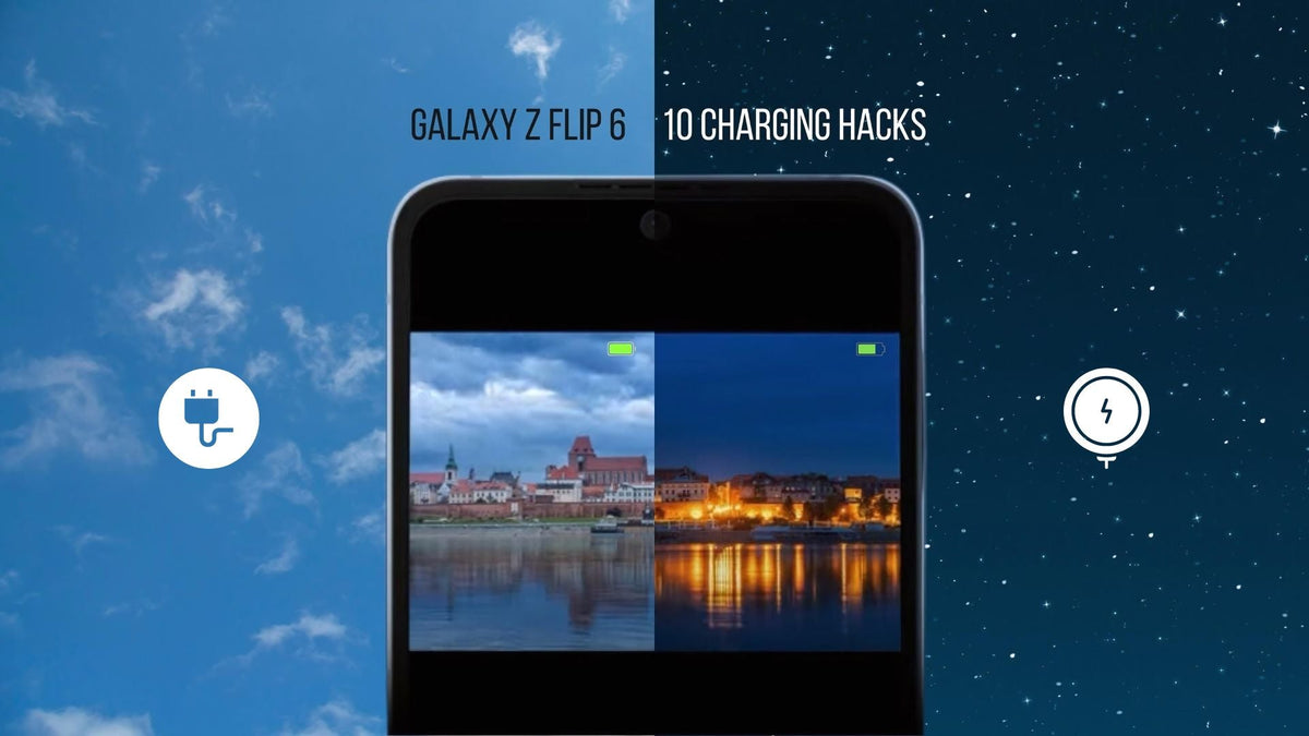 Samsung galaxy z flip 6 battery charging hacks