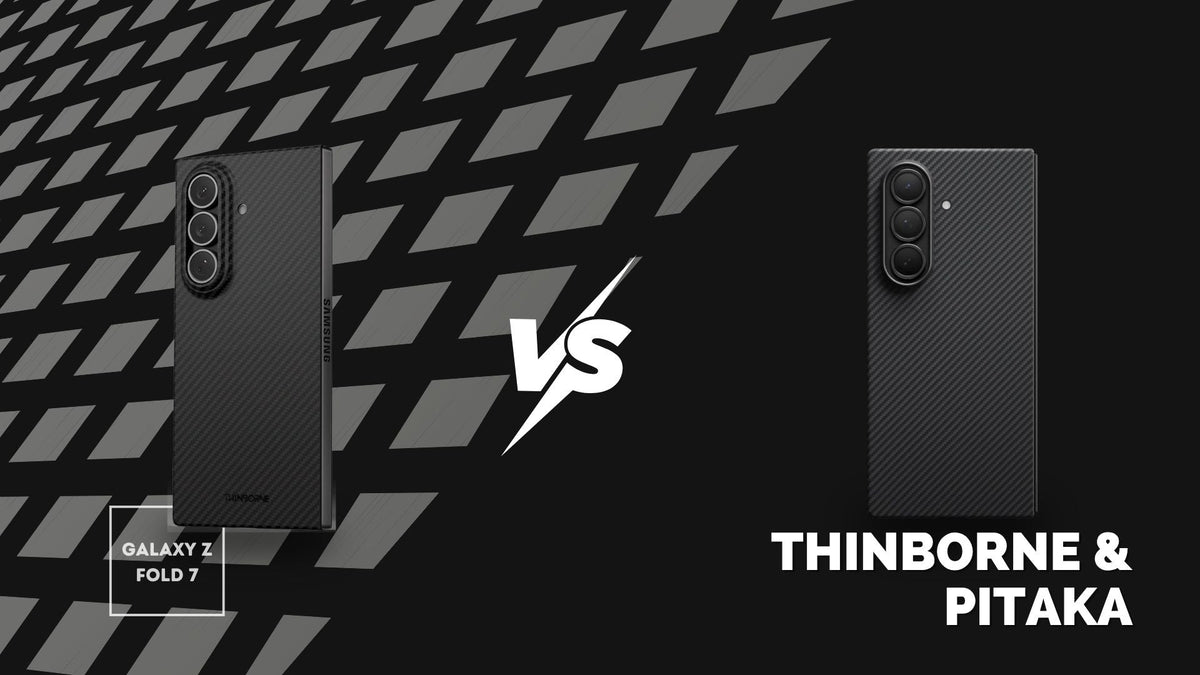 Thinborne vs Pitaka galaxy z fold 7 side-by-side comparison cover photo