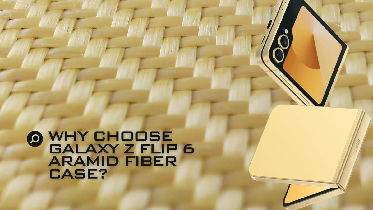 Why Choose Galaxy Z Flip 6 Aramid Fiber Case banner photo Thinborne