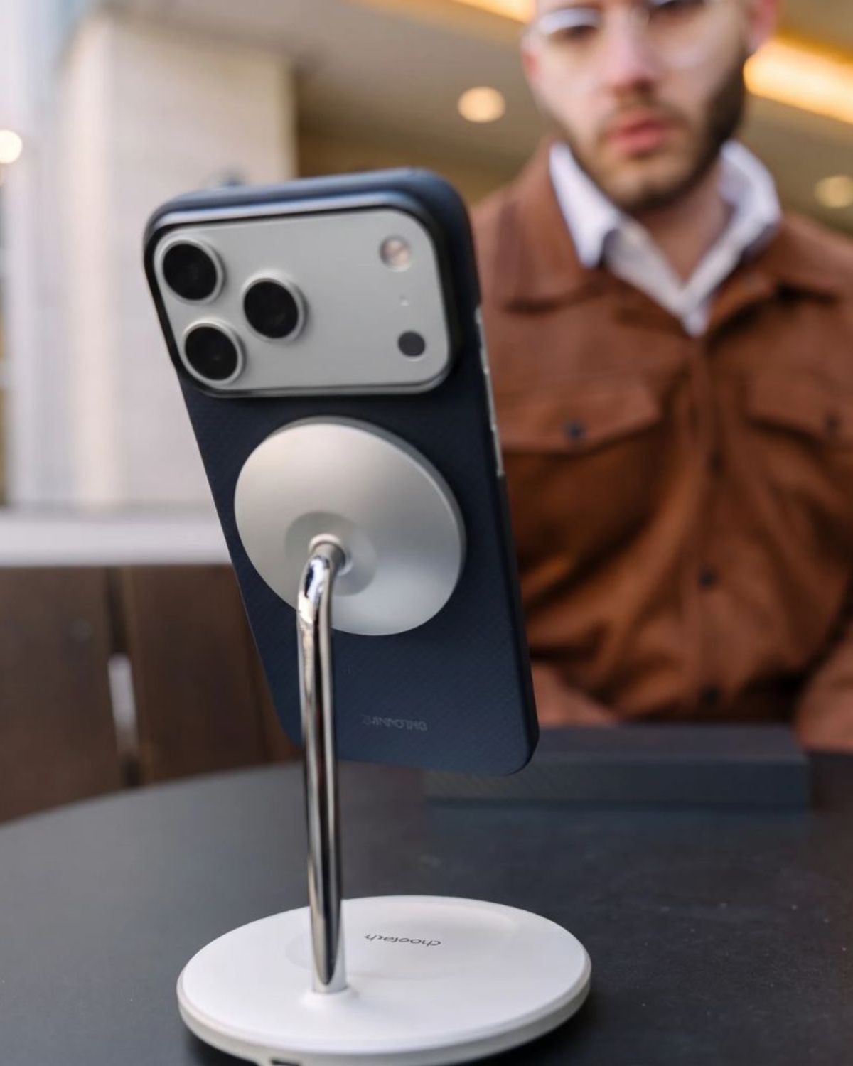 iPhone 18 Pro Case - Super Thin | Aramid Fiber | MagSafe - Navy Blue