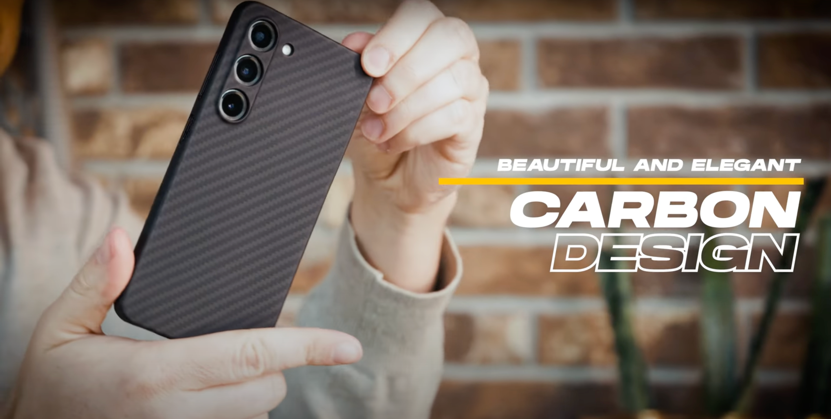 Load video: demonstrate our aramid fiber super thin phone case