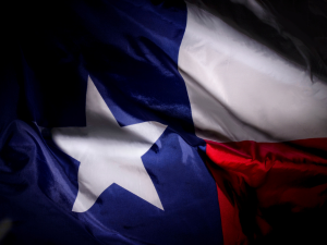 a Texas Flag shows we are a super thin phone case maker from Frisco Texas