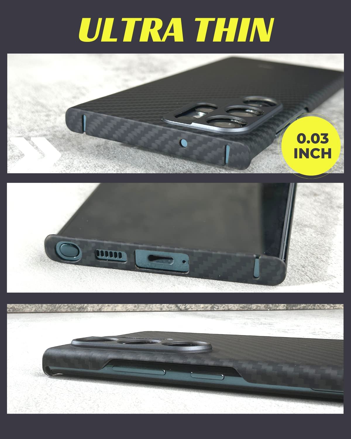 galaxy s23 ultra case in different angle