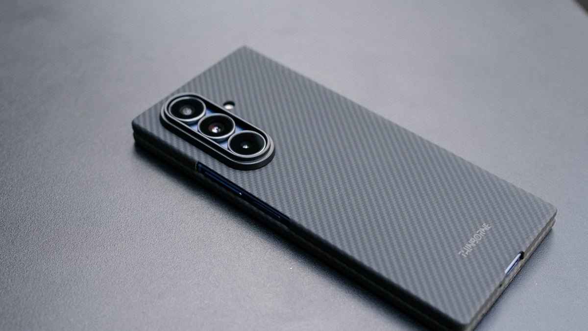 Thinborne case front and back and box