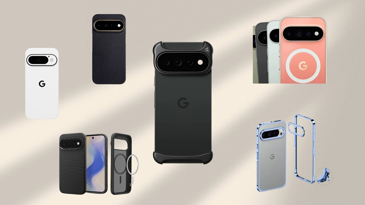 Pixel 11 cases and alternatives surrounding the Arc Pulse bumper case