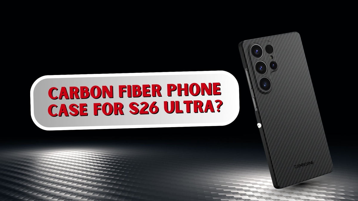 carbon fiber phone case for S26 ultra banner photo