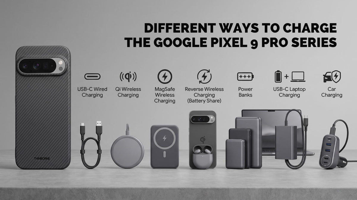 Different ways to charge the Google Pixel 9 Pro series