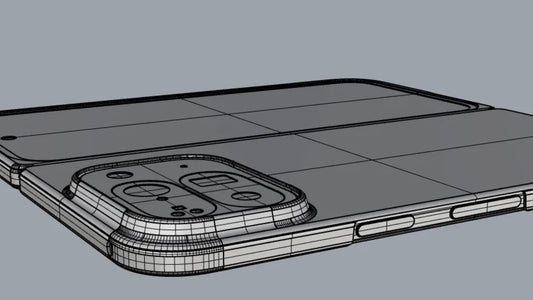 Google Pixel 10 Pro Fold 3D render