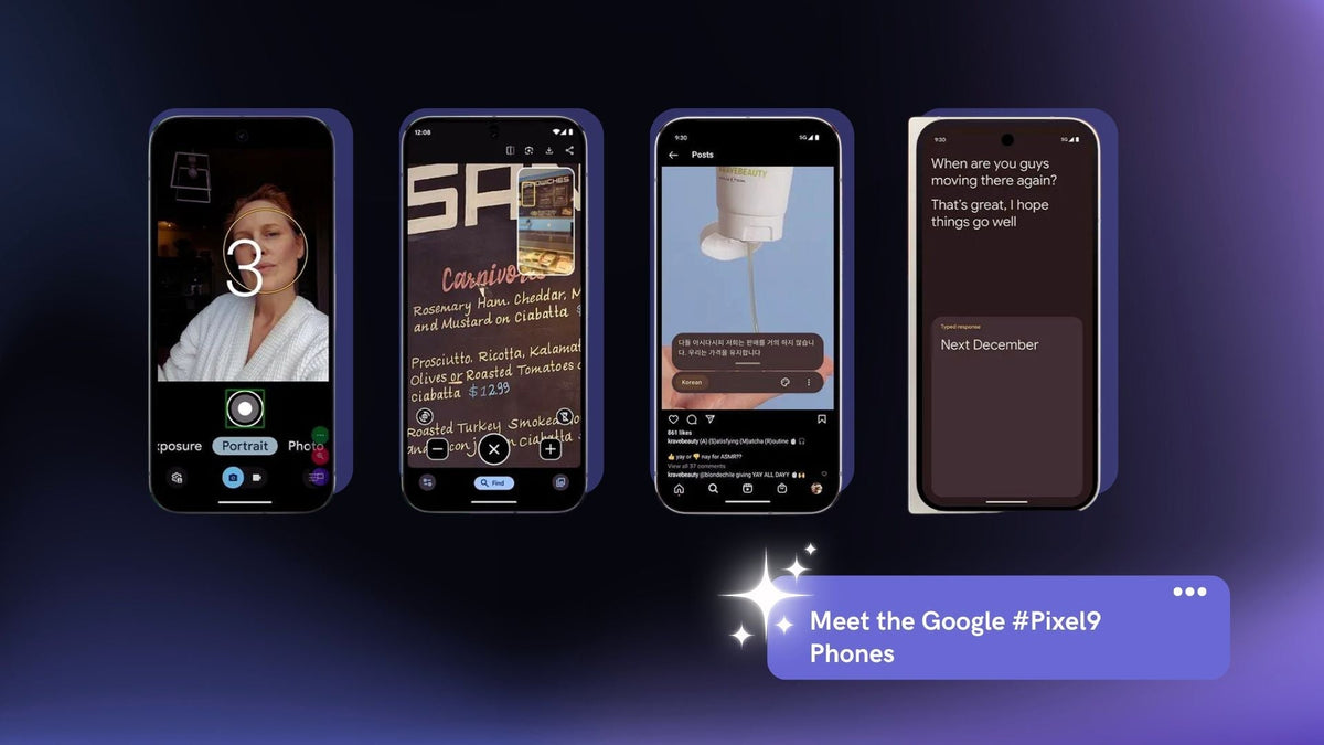 Meet the Google pixel 9 phones
