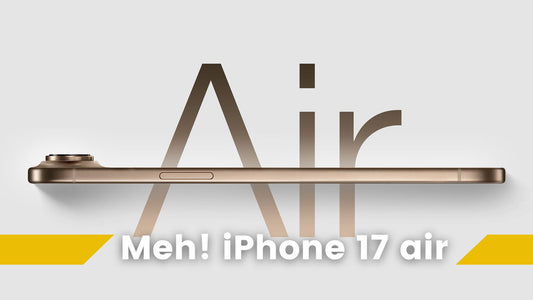 a banner about iPhone 17 air