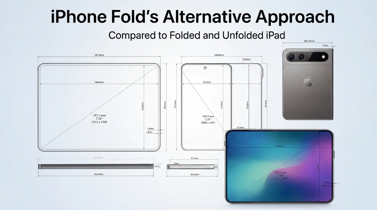 iPhone Fold Design Revealed: A Different approach