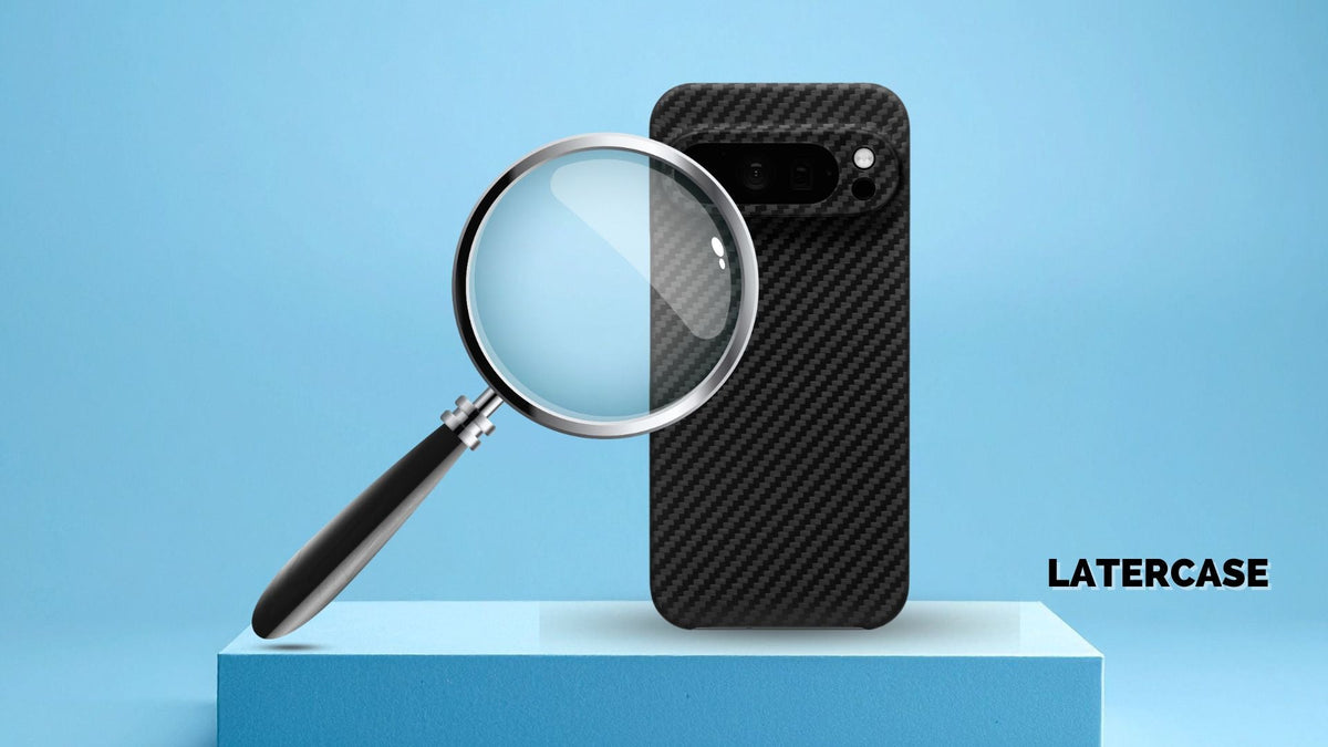 Latercase Pixel 10 Pro Case Review with big magnifying glass