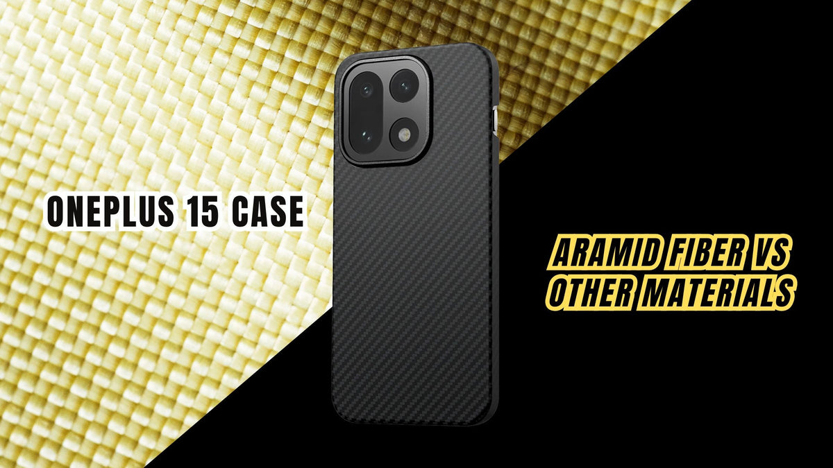 OnePlus 15 Aramid Fiber Case vs Other Materials banner photo