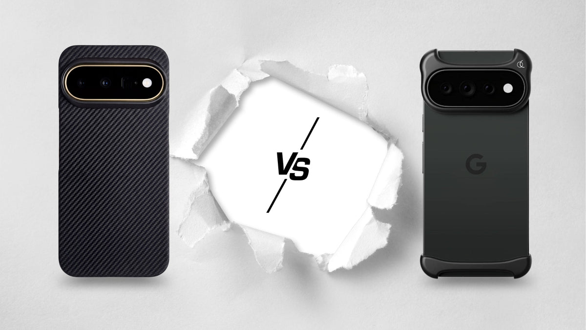 ThinBorne case beside Arc Pulse case for Pixel 11 Pro
