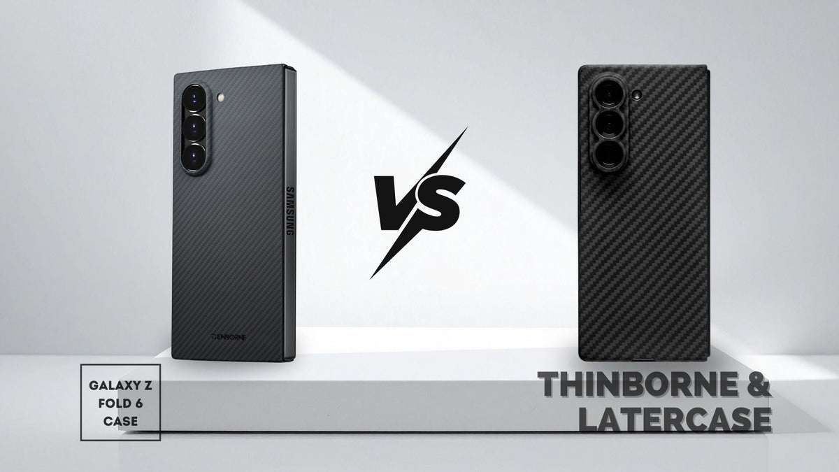 ThinBorne vs Latercase Galaxy Z Fold 6 case comparison