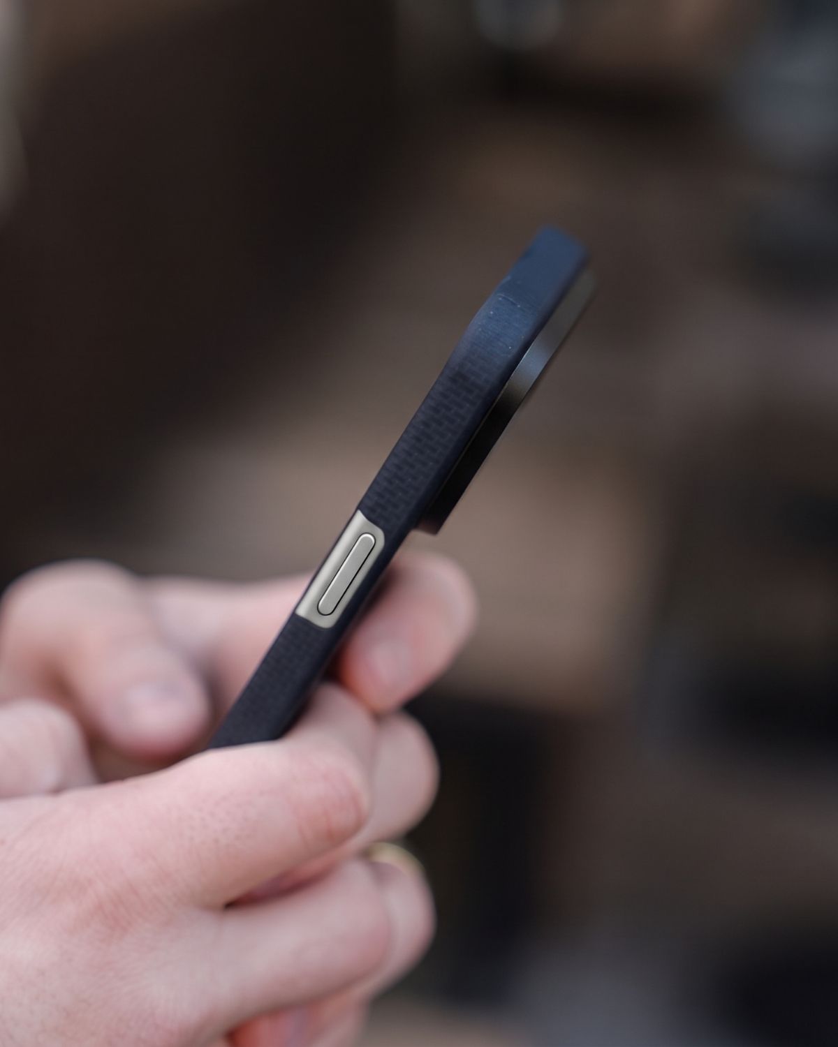 iPhone 18 Pro Case - Super Thin | Aramid Fiber | MagSafe - Navy Blue