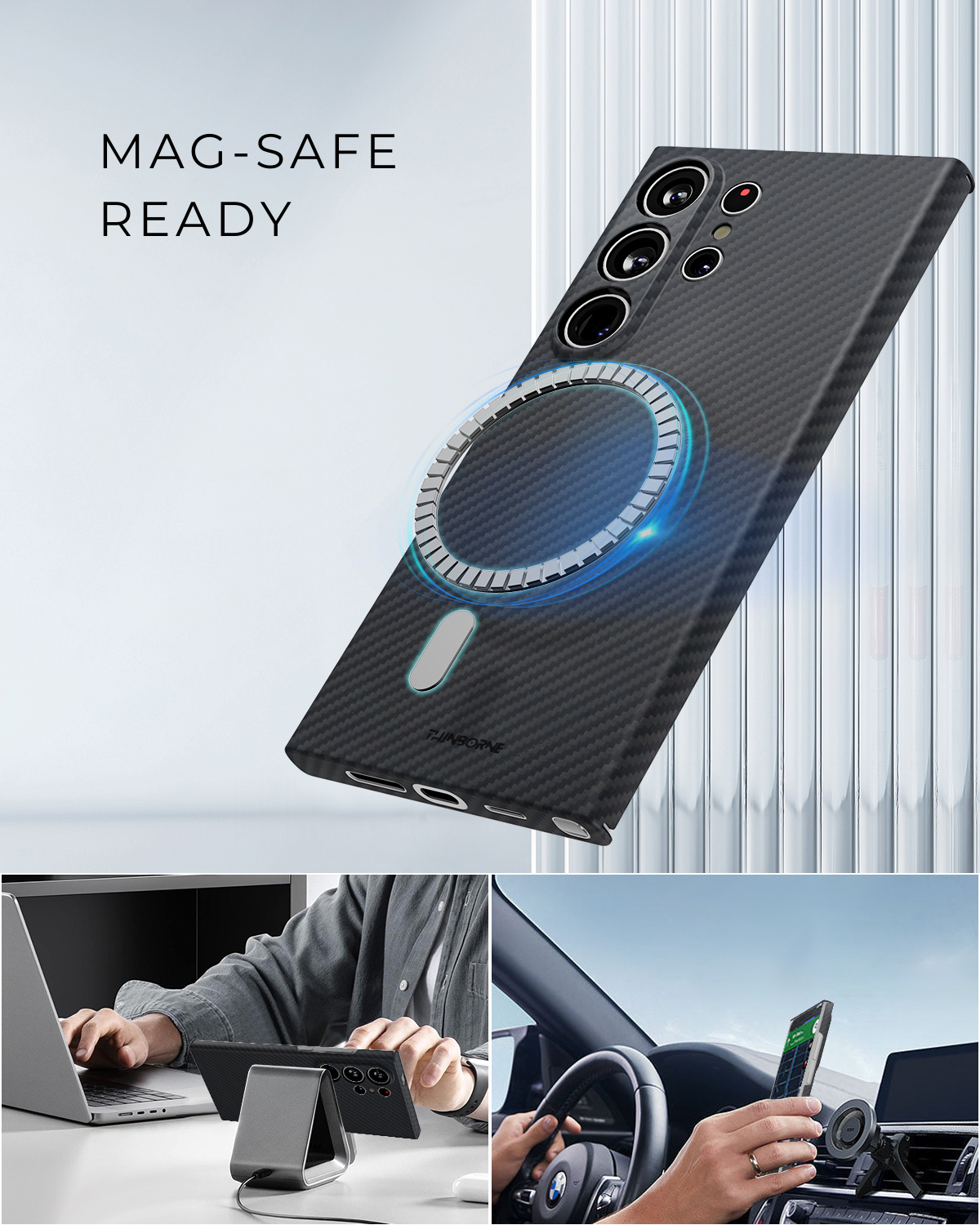 Galaxy S24 Ultra Case | MagSafe Compatible | Aramid Fiber
