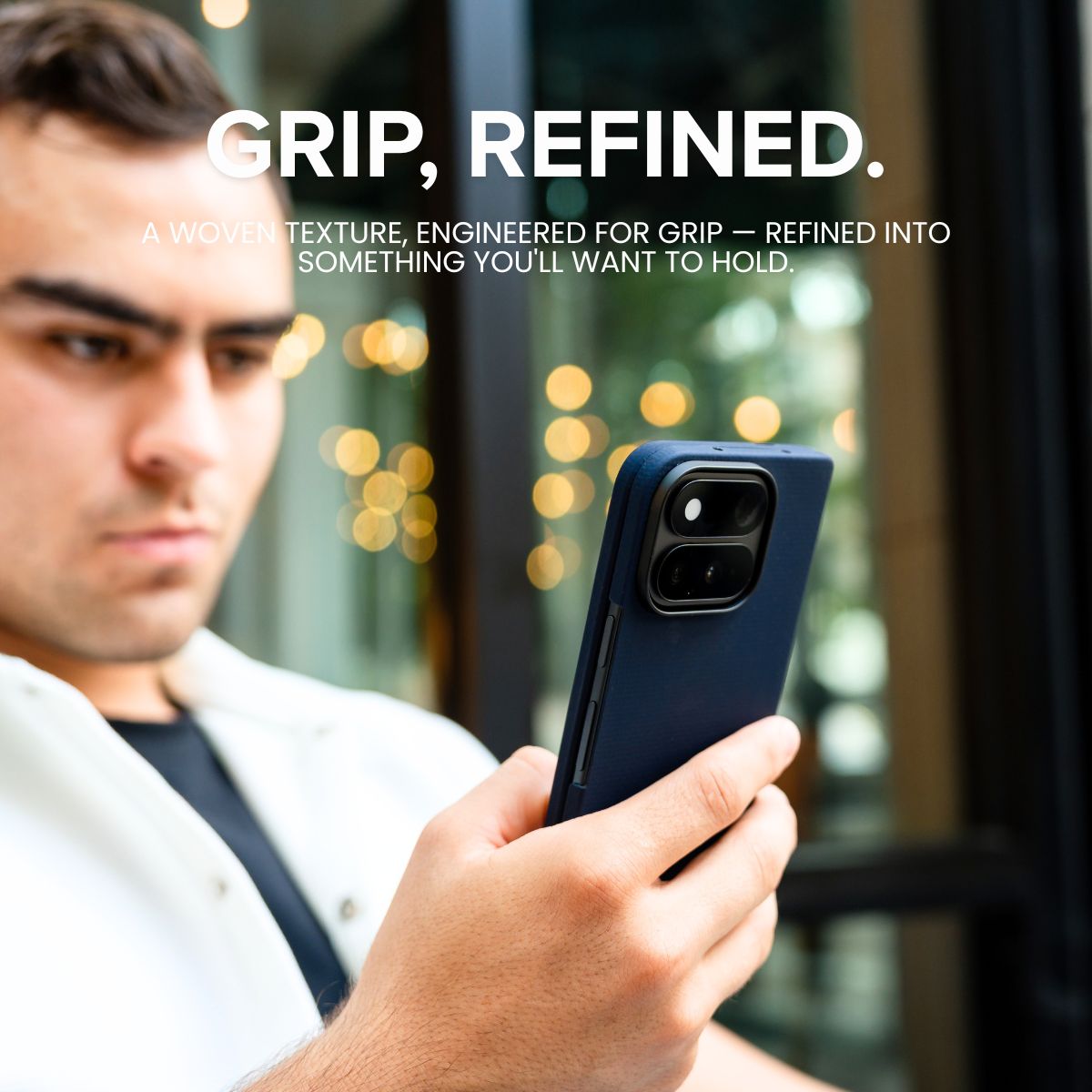 Pixel 11 Pro Fold Case - Unbelievably Thin | Aramid Fiber | Magnetic - Navy