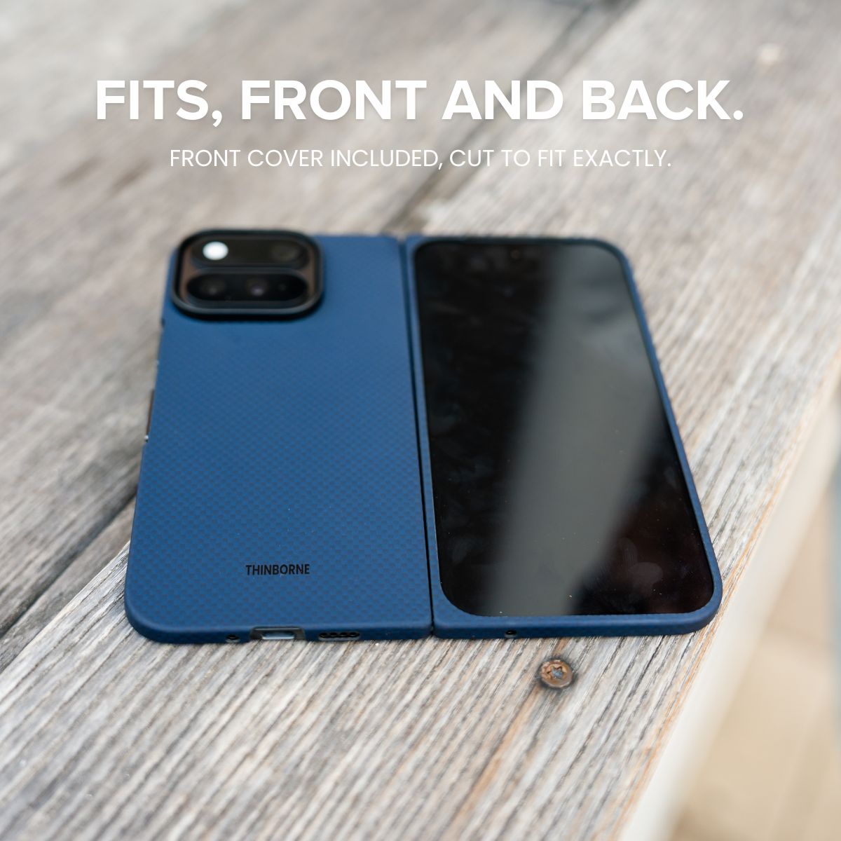 Pixel 11 Pro Fold Case - Unbelievably Thin | Aramid Fiber | Magnetic - Navy