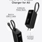 Anker Power Bank (30W, 5k,  Fusion, Built-In USB-C Cable)