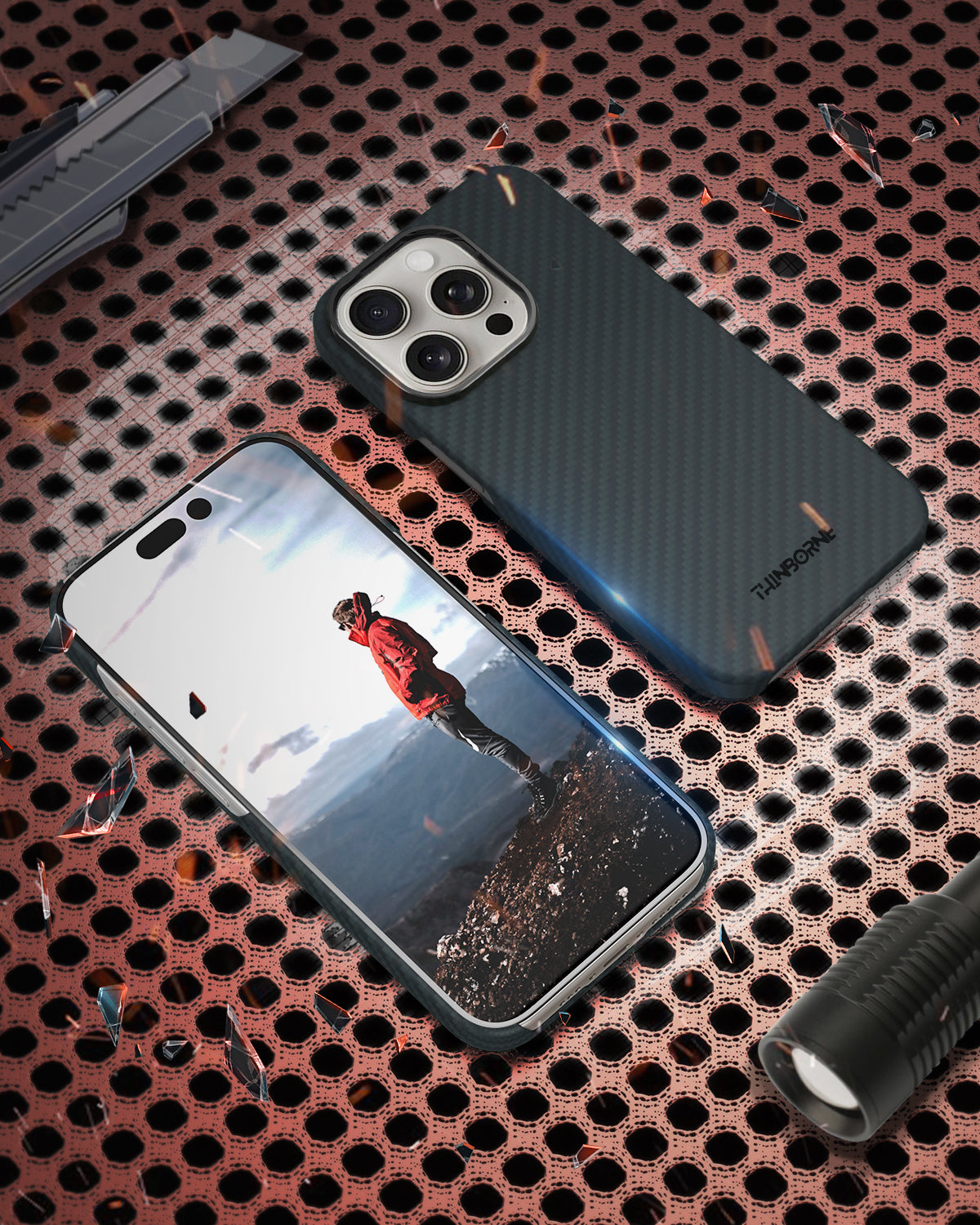 iPhone 15 Pro Max Aramid Fiber Case | Ultra Slim, Thin, Minimalist Style with MagSafe