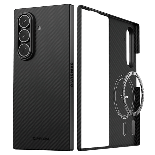 Thinborne Galaxy Z fold 8 ultra case showing the slim front cover and MagSafe compatible back.