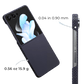 Alt Text: galaxy z flip 8 case in navy carbon fiber, displaying its ultra-thin profile of 0.04 inches and lightweight design of 0.56 ounces.