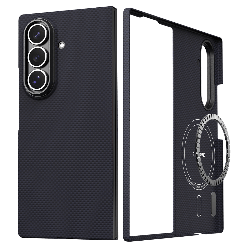 Thinborne Galaxy Z Fold 8 ultra case showing the slim front cover and MagSafe compatible back.