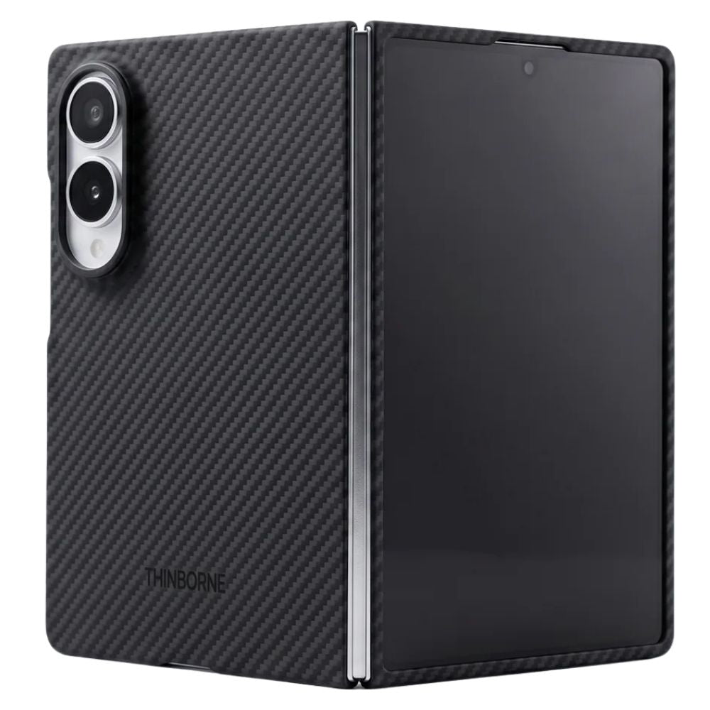galaxy z fold 8 wide case standing on the white background