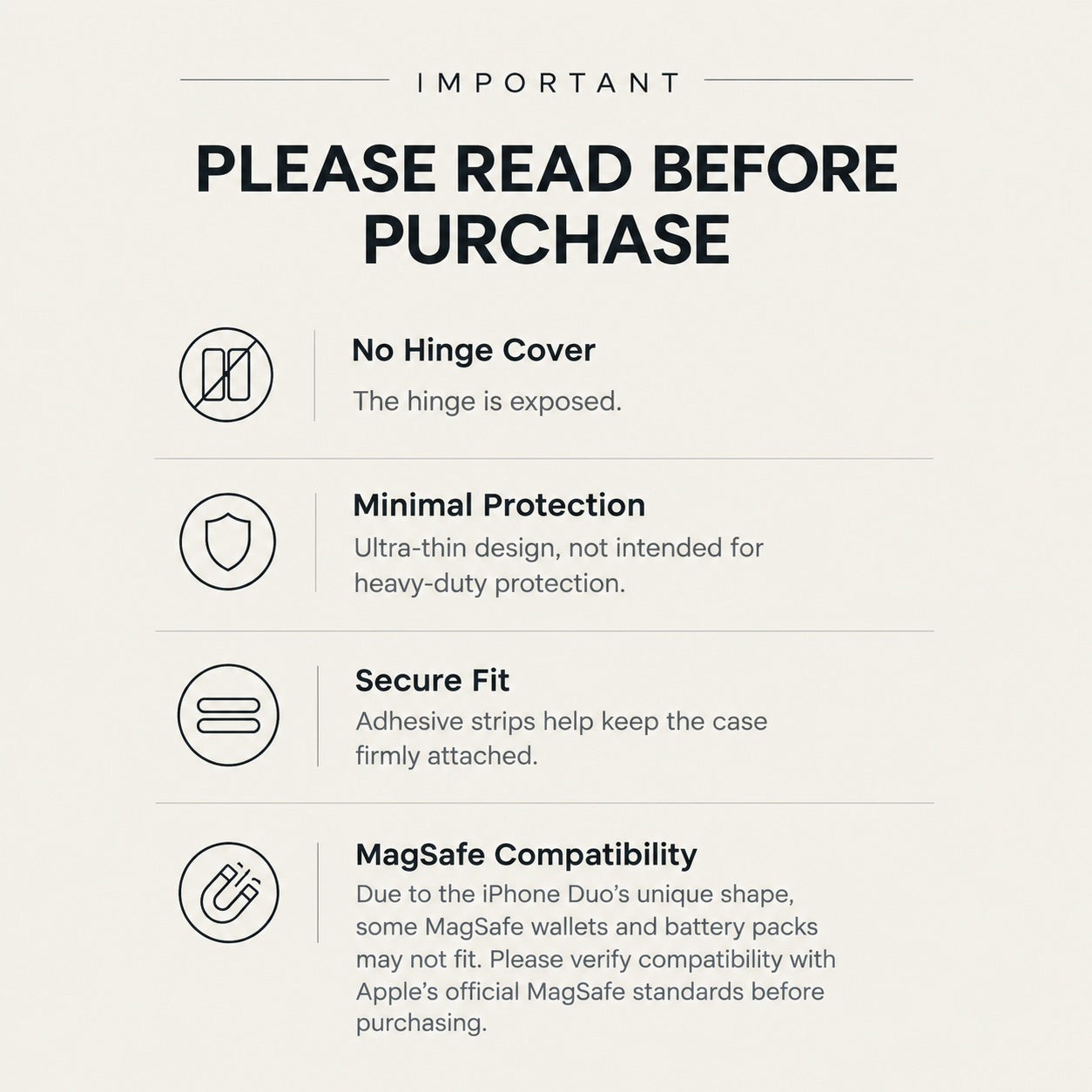 important message for customers 