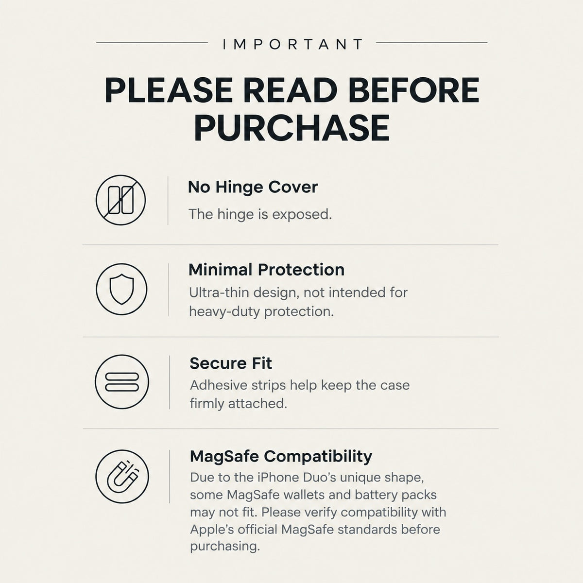 important message for customers 