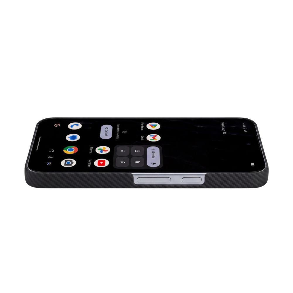 pixel 11 case on the phone  laying on desk with screen face up 