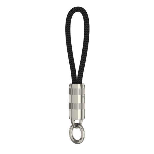 a front short of thinborne keychain usb c cable