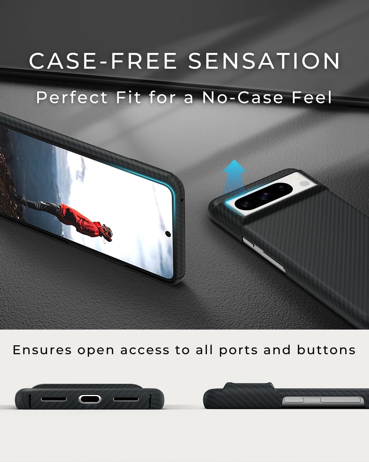 For Google Pixel 8 / 8 Pro Case, Spigen Thin Fit Cover