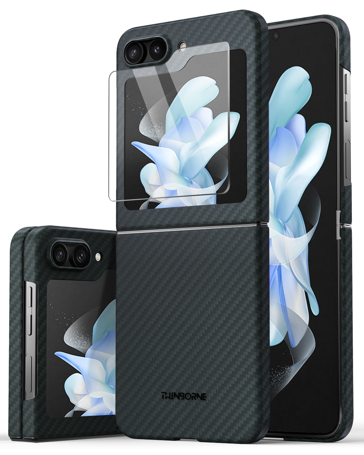 Galaxy Z Flip 5 Ultra Thin Case - Made Aramid Fiber and Magsafe Ready –  ThinBorne