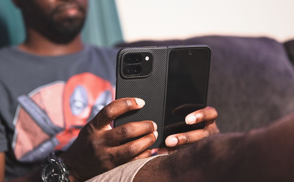 showing phone cases for foldable phones
