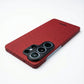 Red textured samsung galaxy s26 ultra phone case on a white background