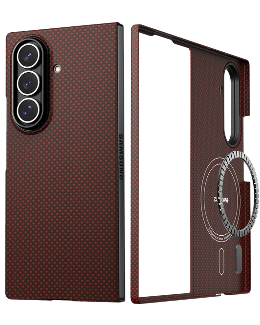 Thinborne Galaxy Z Fold 8 case showing the slim front cover and MagSafe compatible back.
