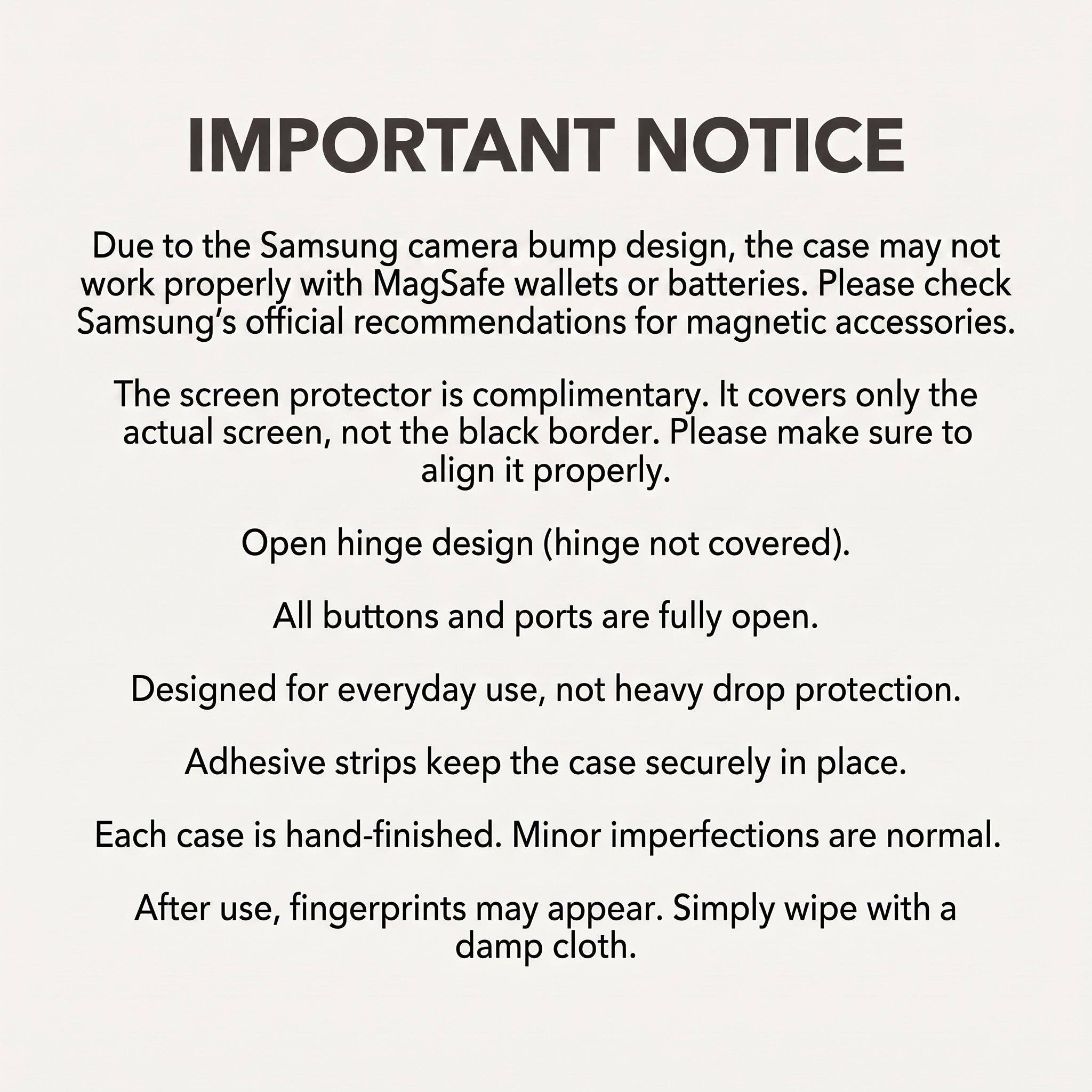 important announcement about the case